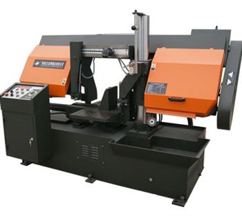 金萬(wàn)鋒臥式帶鋸床，鋸切可靠、精度高